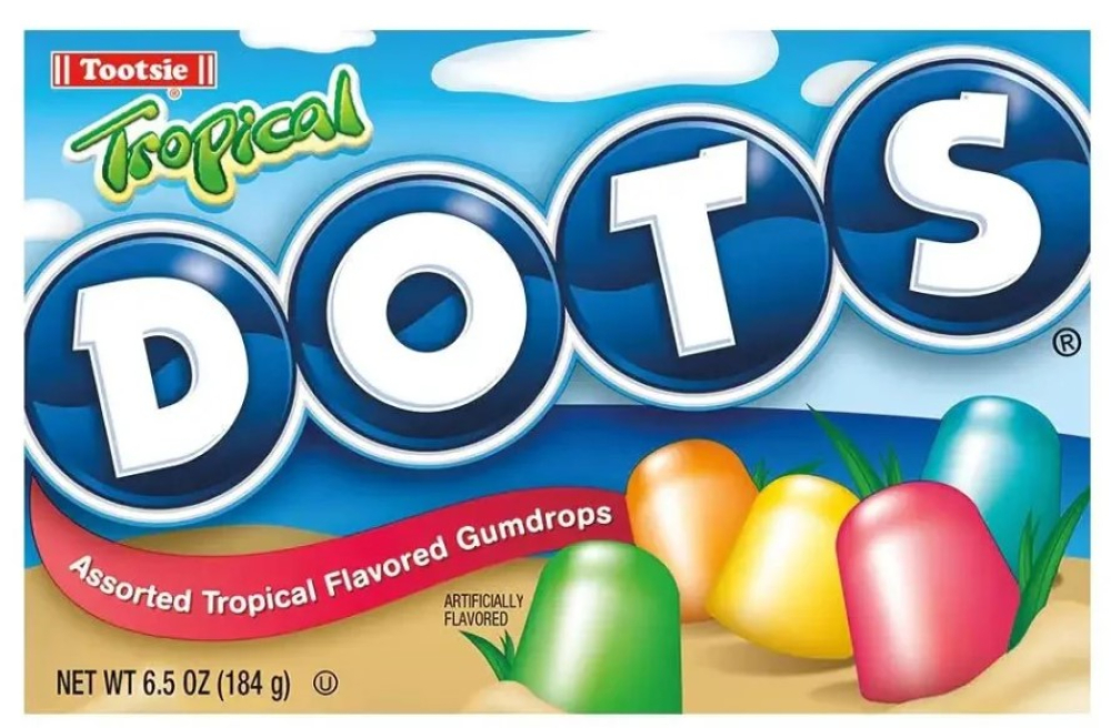 Tootsie Dots Tropical 184g